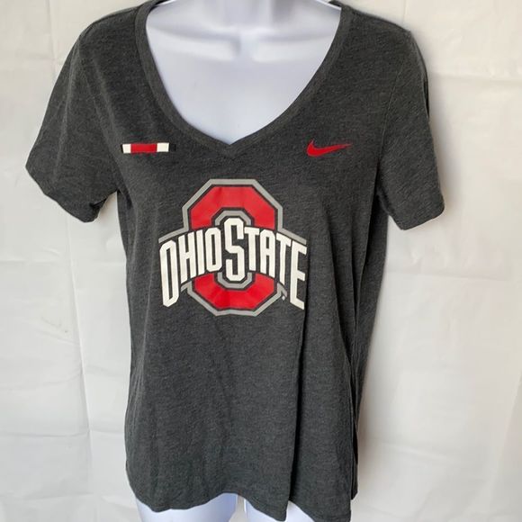 Nike Tops - Nike Ohio State Buckeye grey Tee size Small